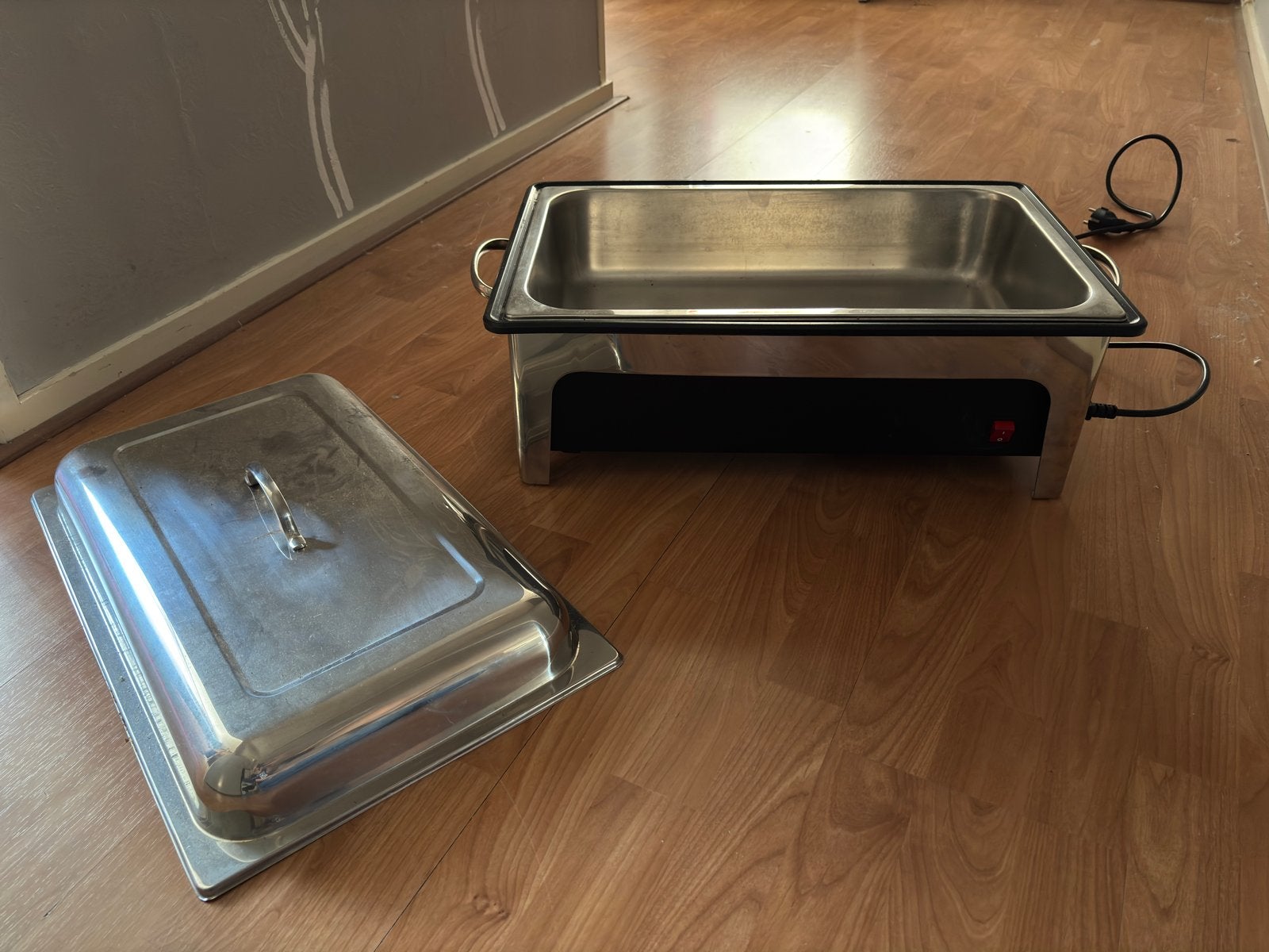 Sunnex elektrische chafing dish / waterpan / au bain marie, Ophalen, Overige typen, Zo goed als nieuw, Overige materialen