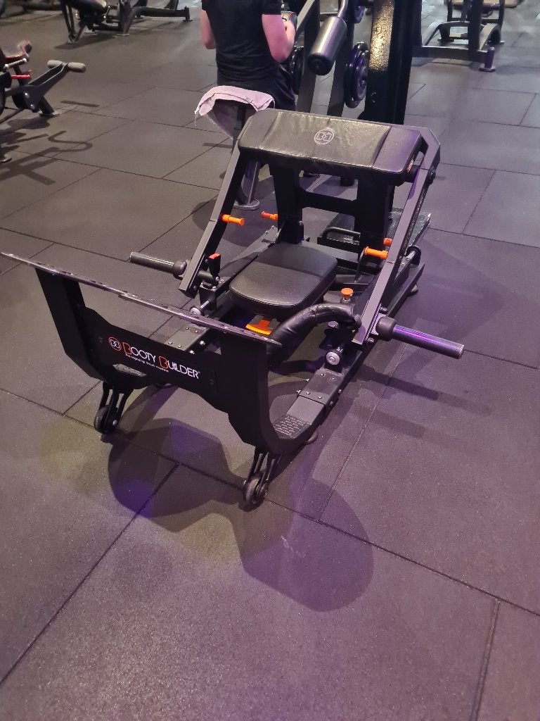 BootyBuilder Hip Thrust Machine - Plate Loaded / Free Weight, Ophalen, Zo goed als nieuw, Benen, Overige typen