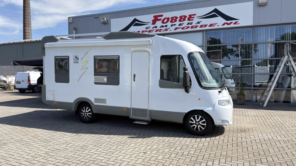 Topstaat verkerende Youngtimer De Knaus Sun Liner 658 109dkm, Integraal, Reservewiel, Fiat, 6 tot 7 meter
