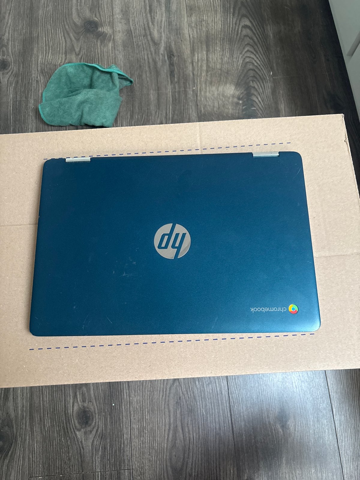 Niet werkende blauwe HP Chromebook - voor onderdelen/reparat, Computers en Software, Chromebooks, Ophalen of Verzenden, Niet werkend