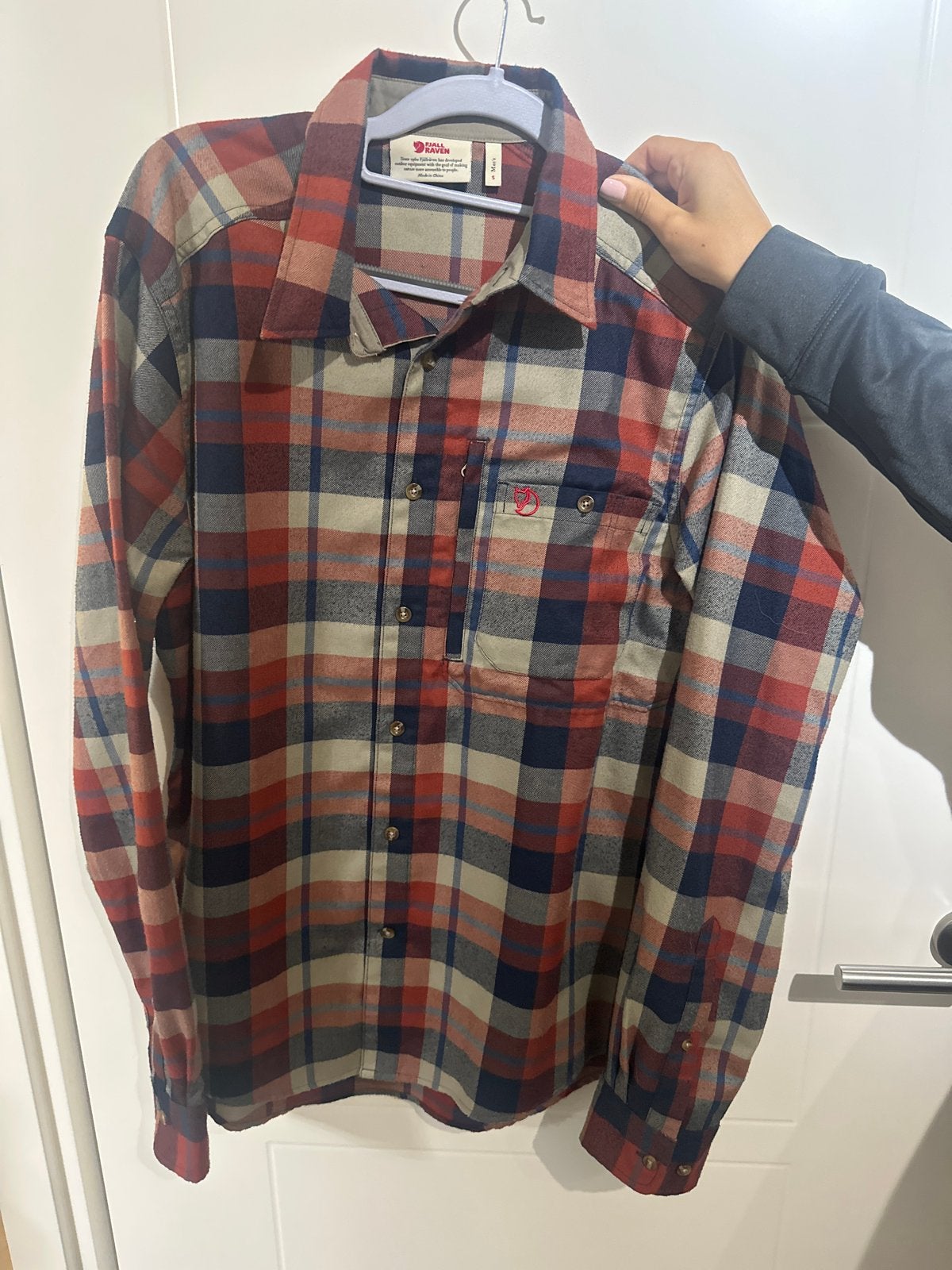 Fjällräven Geruit Overhemd - Maat S, Kleding | Heren, Overhemden, Ophalen of Verzenden, Zo goed als nieuw, Meerkleurig, Halswijdte 38 (S) of kleiner