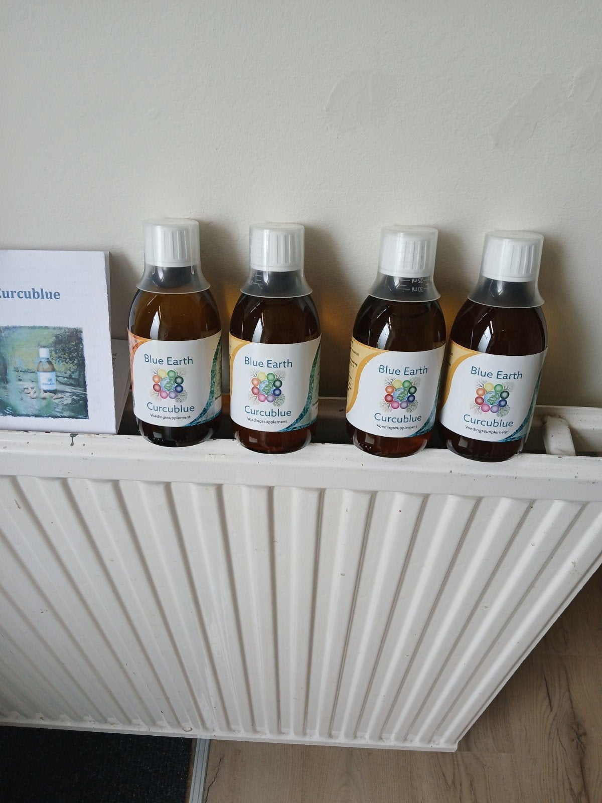 Blue Earth Curcublue Voedingssupplement - 4 flessen, Ophalen of Verzenden, Nieuw, Poeder of Drank