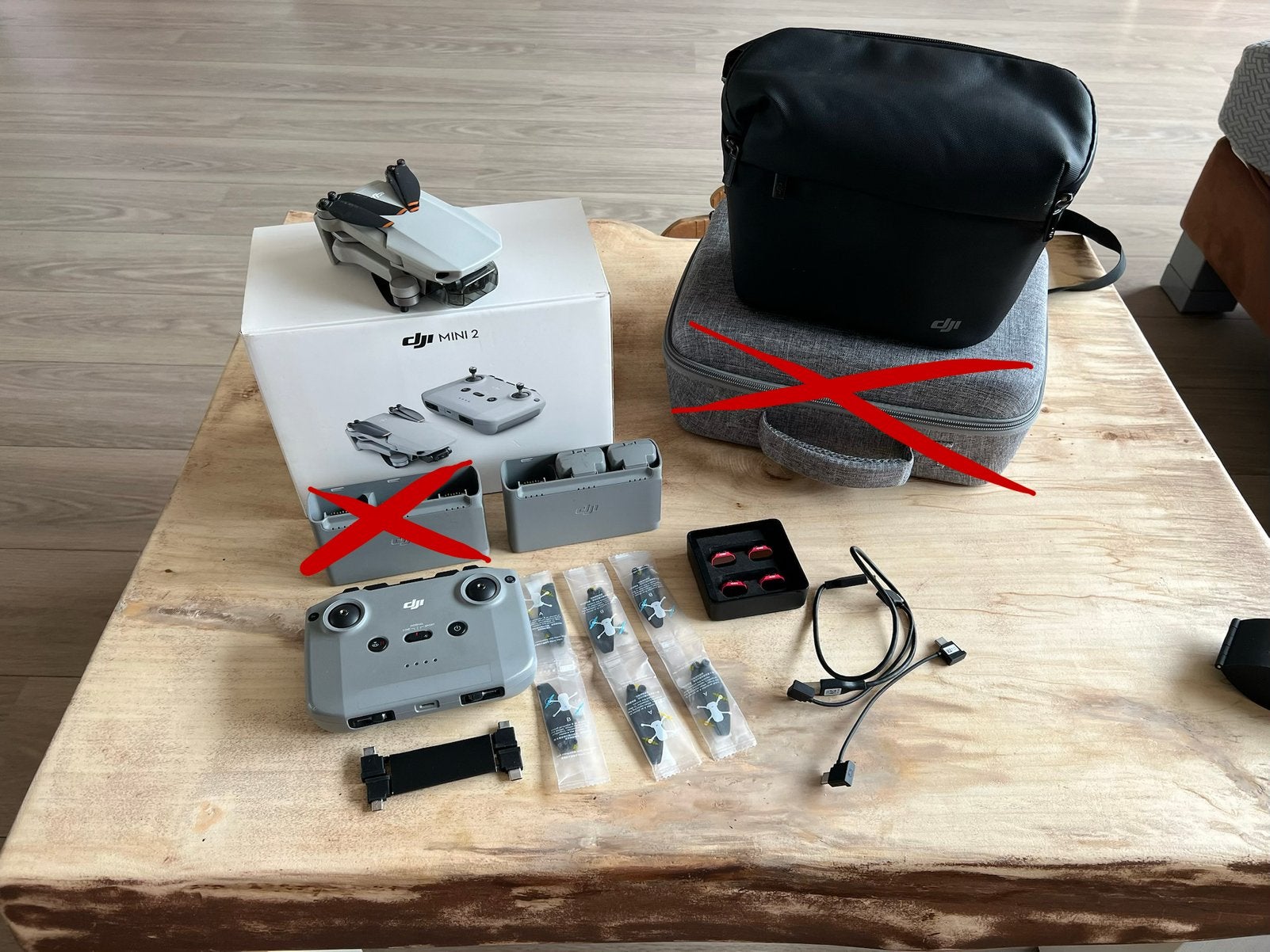 DJI Mini 2 Fly more combo, Audio, Tv en Foto, Drones, Ophalen of Verzenden, Zo goed als nieuw, Nvt, Nvt