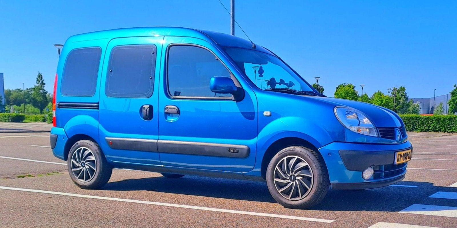 Renault Kangoo 1.6 16V 5 persoons apk 2027 Airco campervan, Auto's, Renault, Particulier, Kangoo, ABS, Airbags, Airconditioning