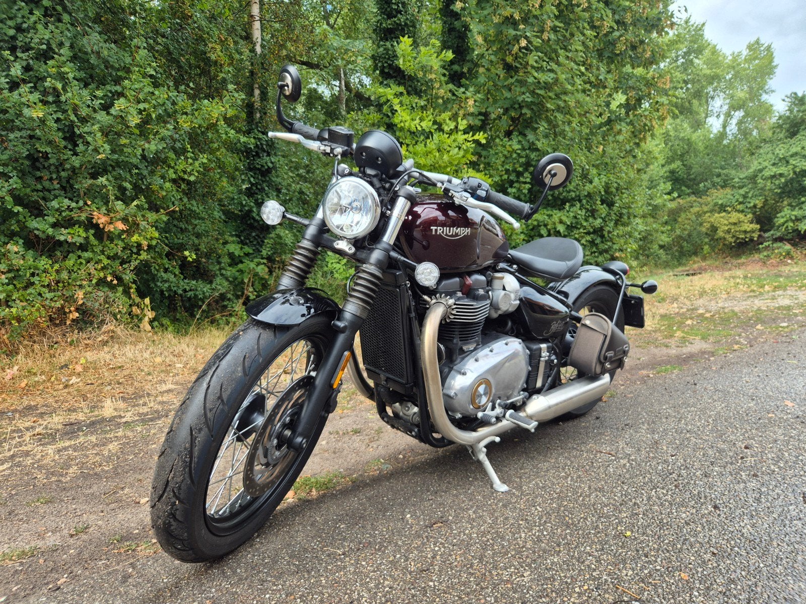 Triumph Bobber Bonneville 3284KM !!!, Ophalen, Zo goed als nieuw