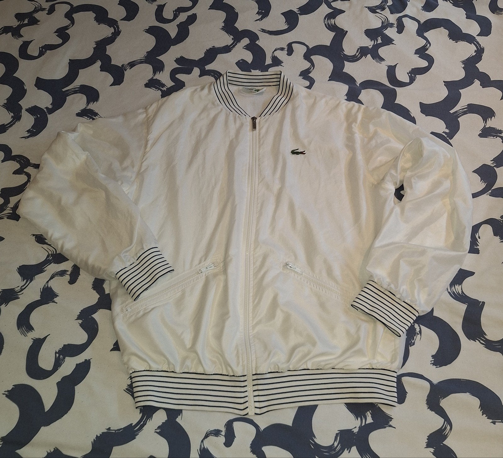 vintage lacoste bomberjack, Ophalen, Maat 52/54 (L), Zo goed als nieuw, Algemeen