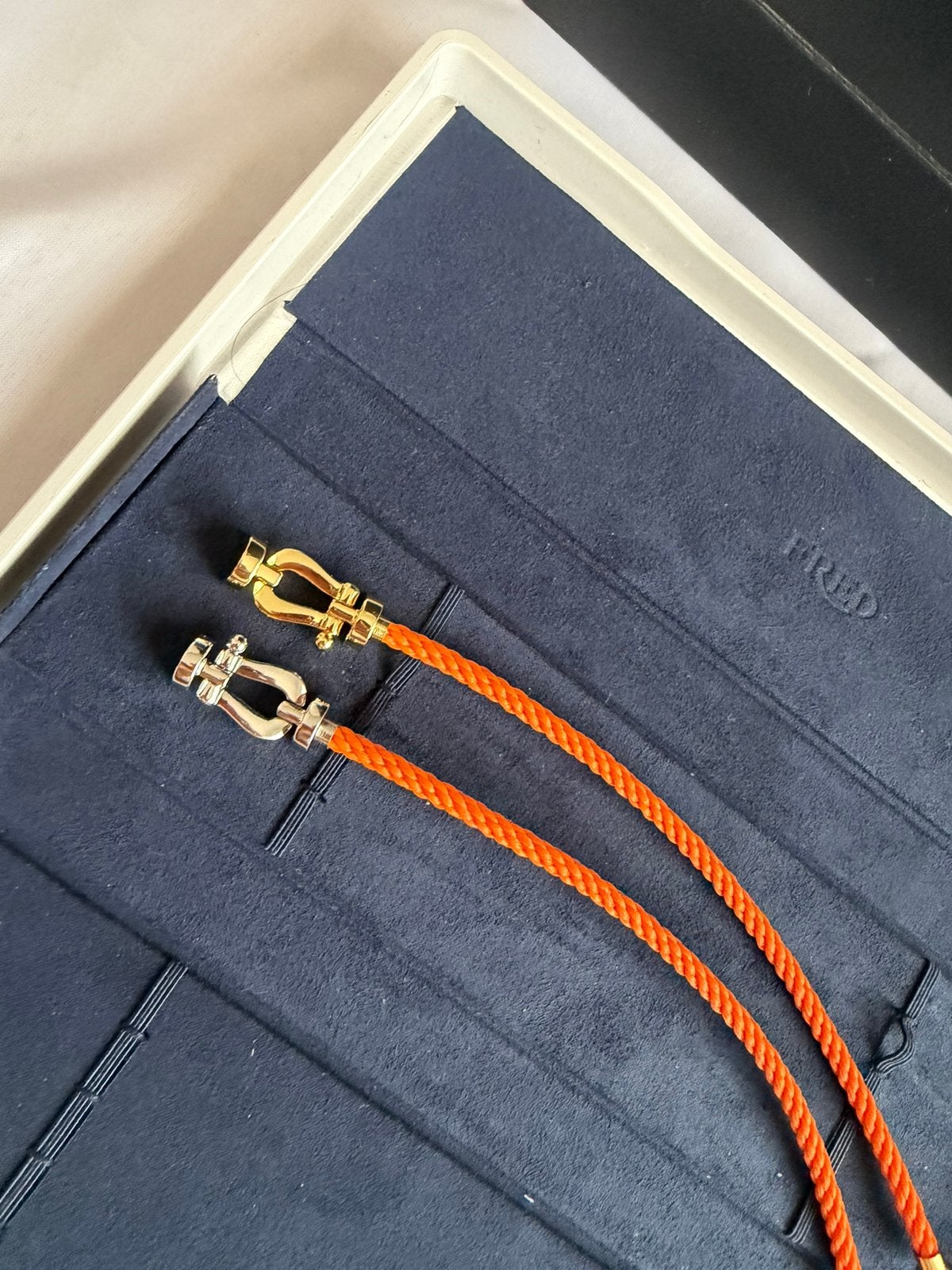 Fred armband oranje, Sieraden, Tassen en Uiterlijk, Armbanden, Ophalen of Verzenden, Nieuw, Oranje, Staal