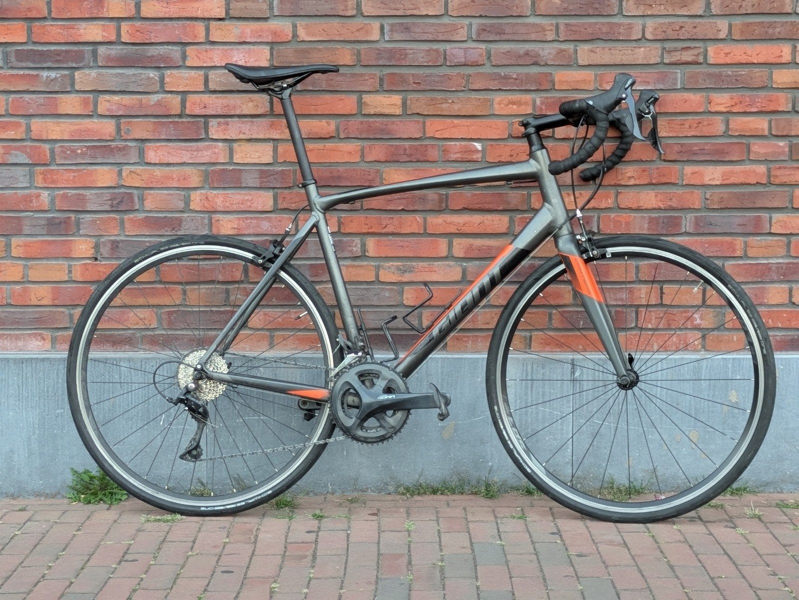 Giant Contend racefiets maat L, Fietsen en Brommers, Fietsen | Racefietsen, Ophalen, 28 inch, Aluminium, Giant