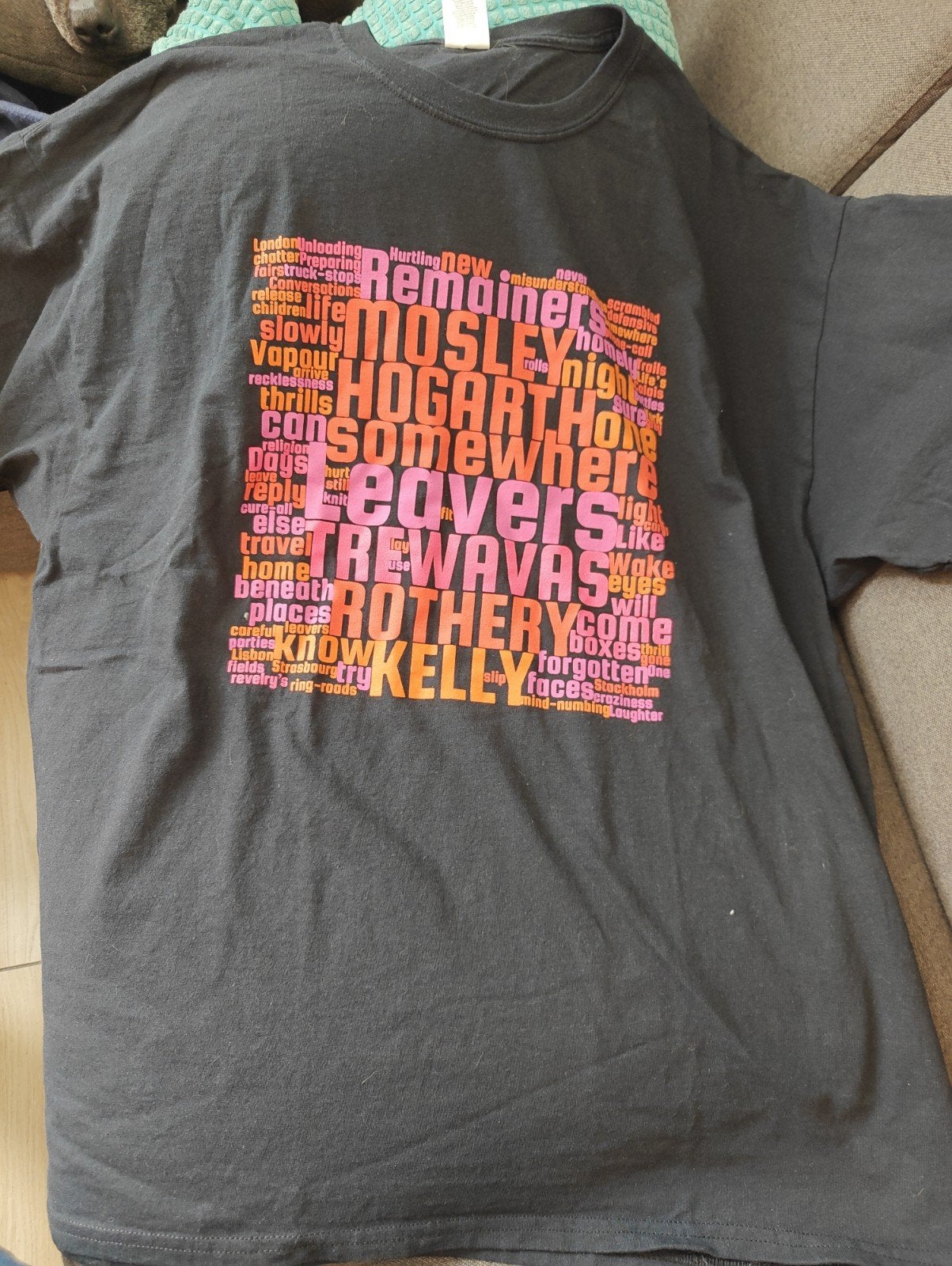 Marillion Autumn 2017 Tour Shirt XXL - Zwart, Kleding | Heren, T-shirts, Zwart, Overige maten, Ophalen of Verzenden, Gedragen