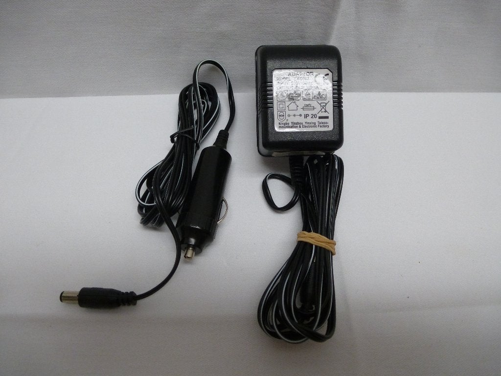 Lineaire netadapter + 12V-autolader voor oplaadbare looplamp, Ophalen of Verzenden, Nieuw