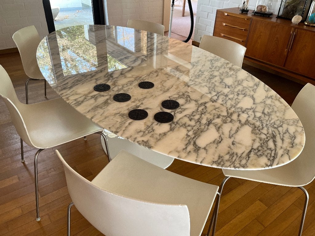 Ronde tafels. Ovalen tafels, Stoelen, Vintage, Saarinen, Rond, Nieuw, 200 cm of meer, 50 tot 100 cm