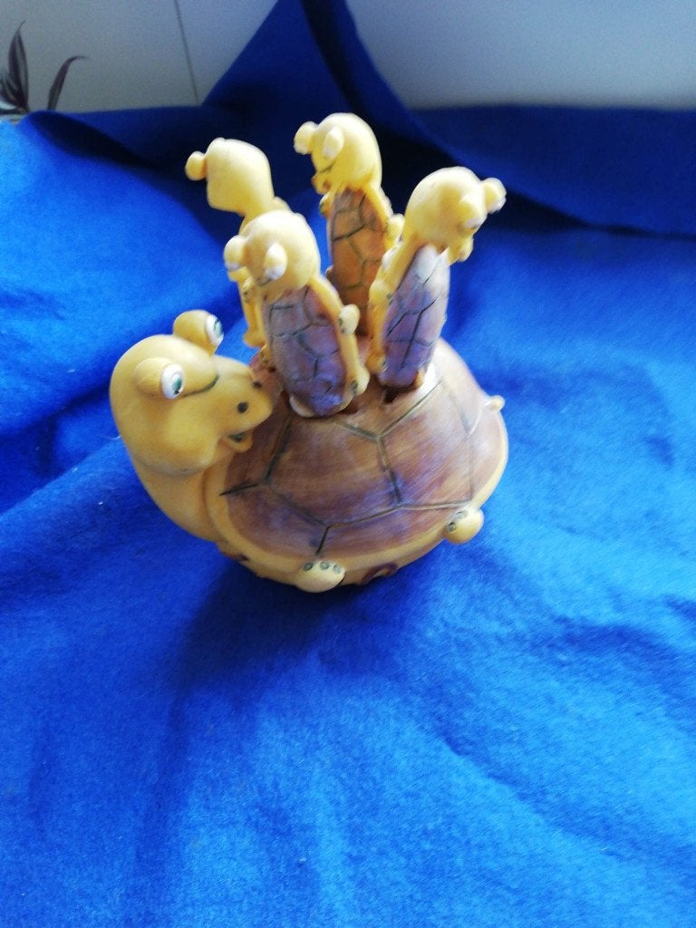 schildpad met mesjes, Ophalen, Glas, Overige stijlen