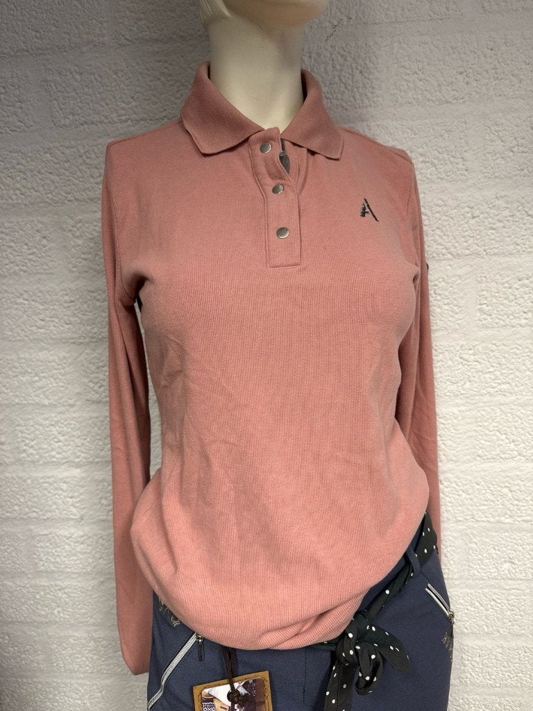 Anky polo long sleeve roze 36, Dieren en Toebehoren, Dressuur, Ophalen of Verzenden, Zo goed als nieuw, Roze