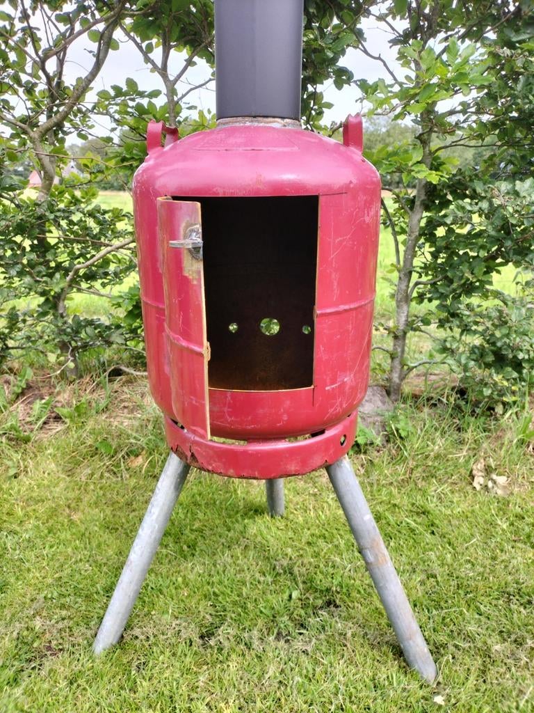 Uitverkoop Tuinhaard van dikbuik gasflessen OP=OP, Ophalen of Verzenden, Nieuw