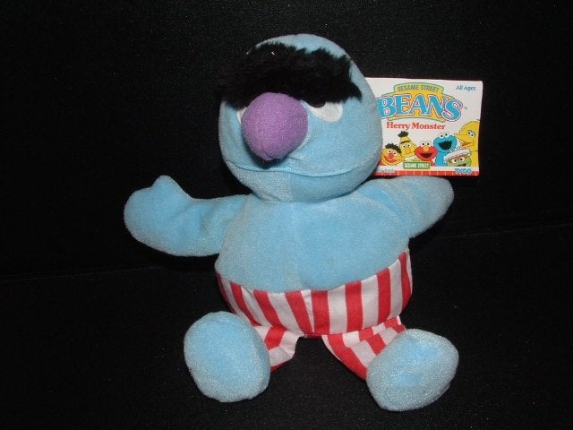SESAME STREET BEANS HERRY MONSTER POPJE UIT, Verzenden, Nieuw, Overige typen