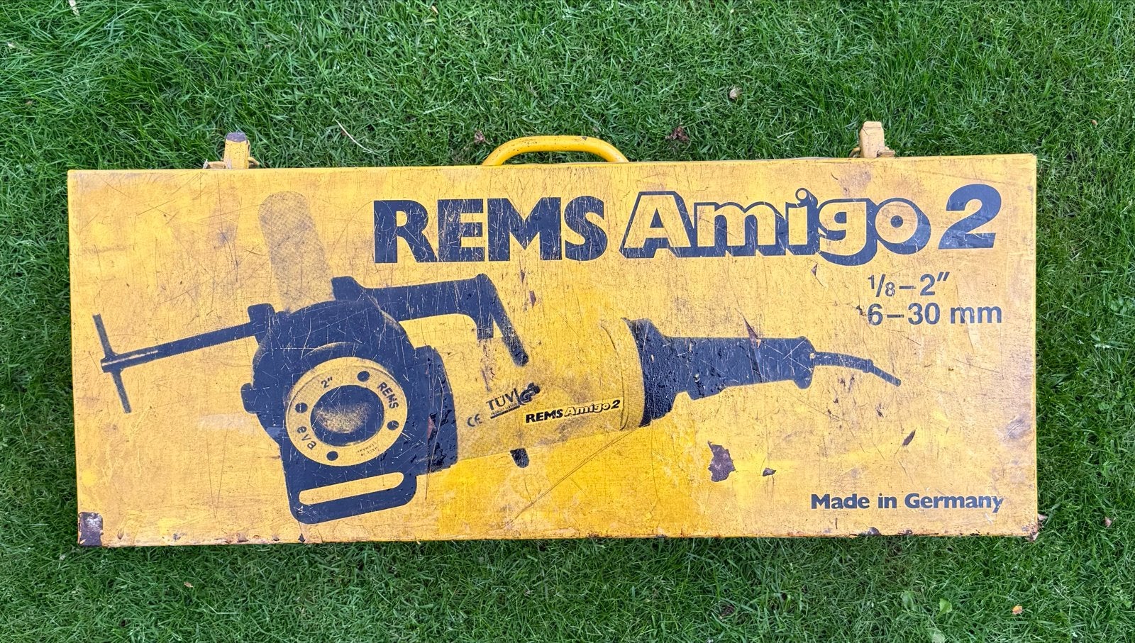 REMS Amigo 2 draadsnijmachine - Slechts 1x gebruikt, Doe-het-zelf en Verbouw, Ophalen of Verzenden, Zo goed als nieuw