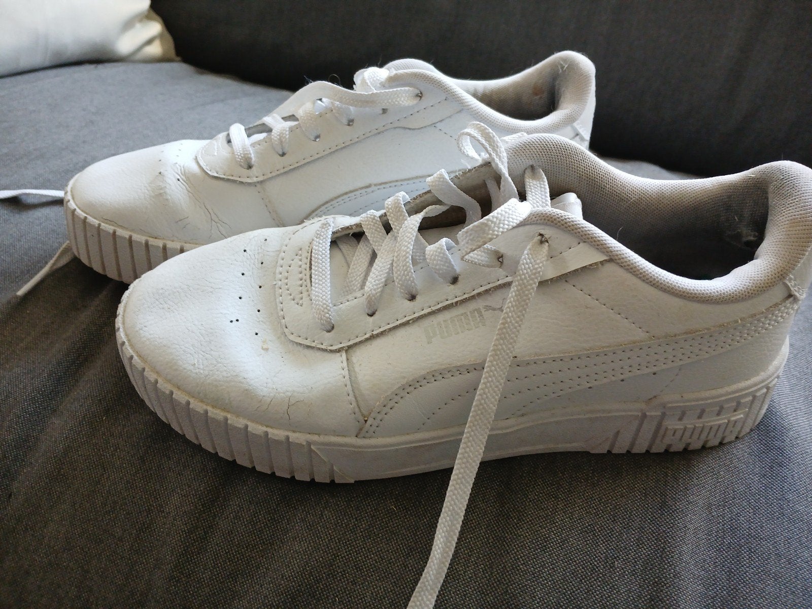 Puma Carina sneakers wit maat 38, Puma, Wit, Ophalen of Verzenden, Sneakers of Gympen