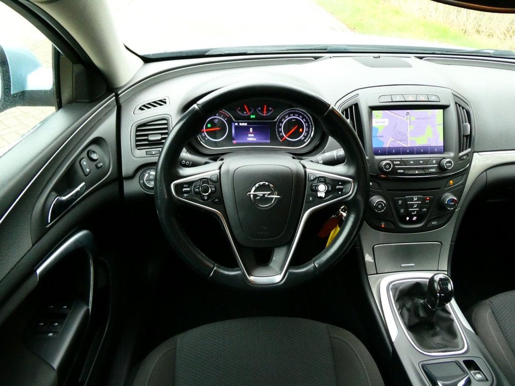 Opel Insignia 1.4 Turbo 140pk 5-deurs 143.000km Clima Navi L, Voorwielaandrijving, Stof, 4 cilinders, Origineel Nederlands