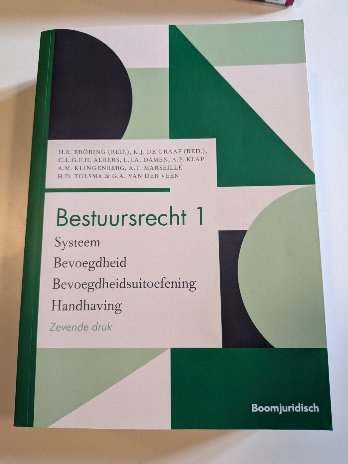 Bestuursrecht 1 - Zevende druk - Boomjuridisch, Ophalen, HBO, Zo goed als nieuw, Gamma