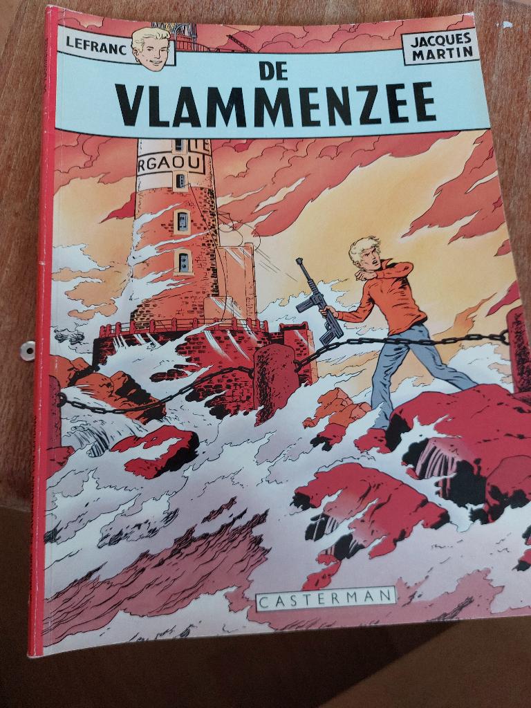 Lefranc, de vlammenzee, Boeken, Eén stripboek, Ophalen of Verzenden