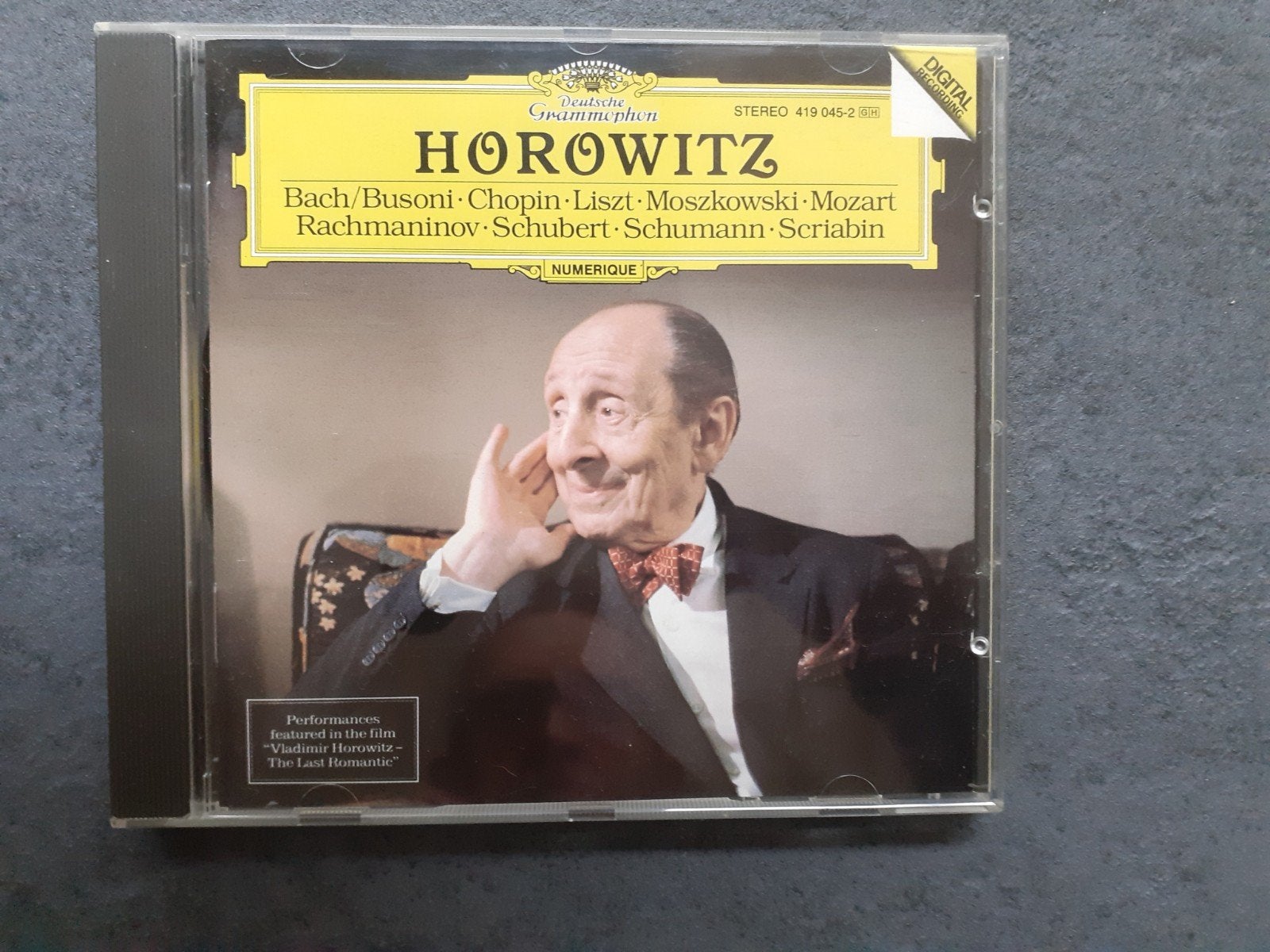 Vladimir Horowitz met Bach, Liszt, Schubert, Mozart e.a., Ophalen of Verzenden, Romantiek, Gebruikt, Kamermuziek