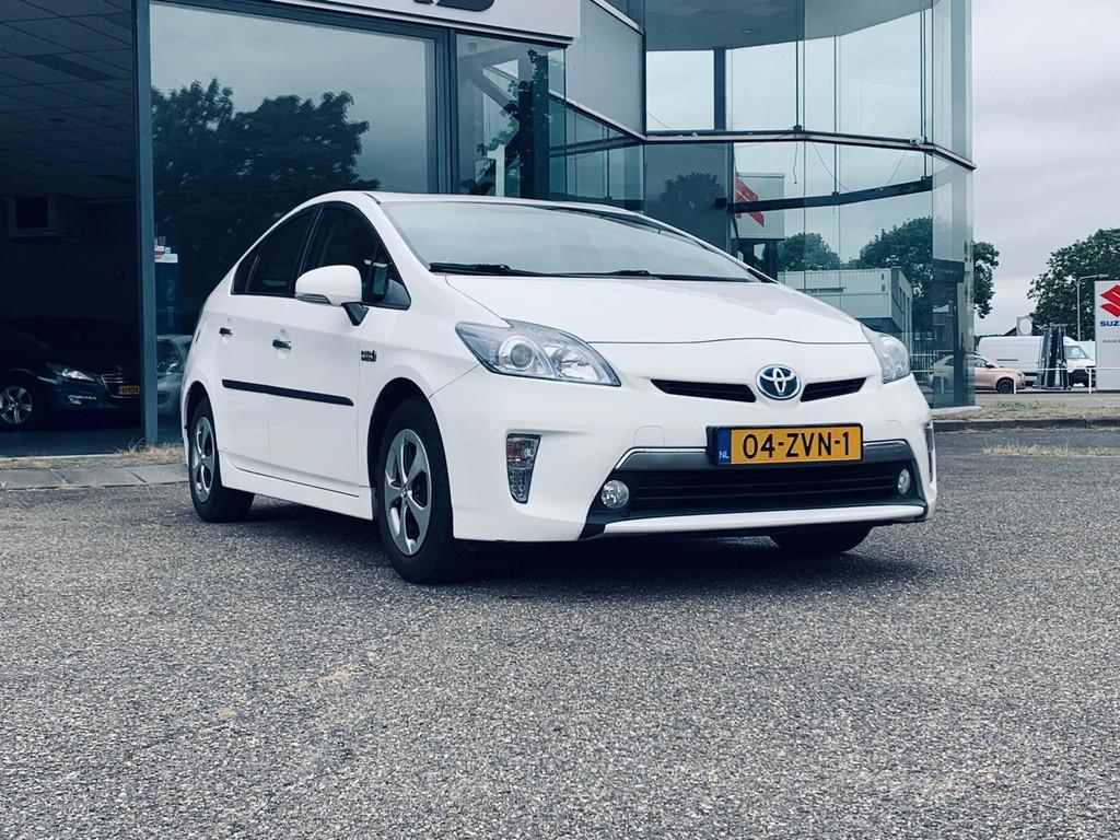 Toyota Prius 1.8 Plug-in Aspiration, Leder bekleding, Trekha, Auto's, Toyota, Euro 5, Stoelverwarming, Gebruikt, Zwart