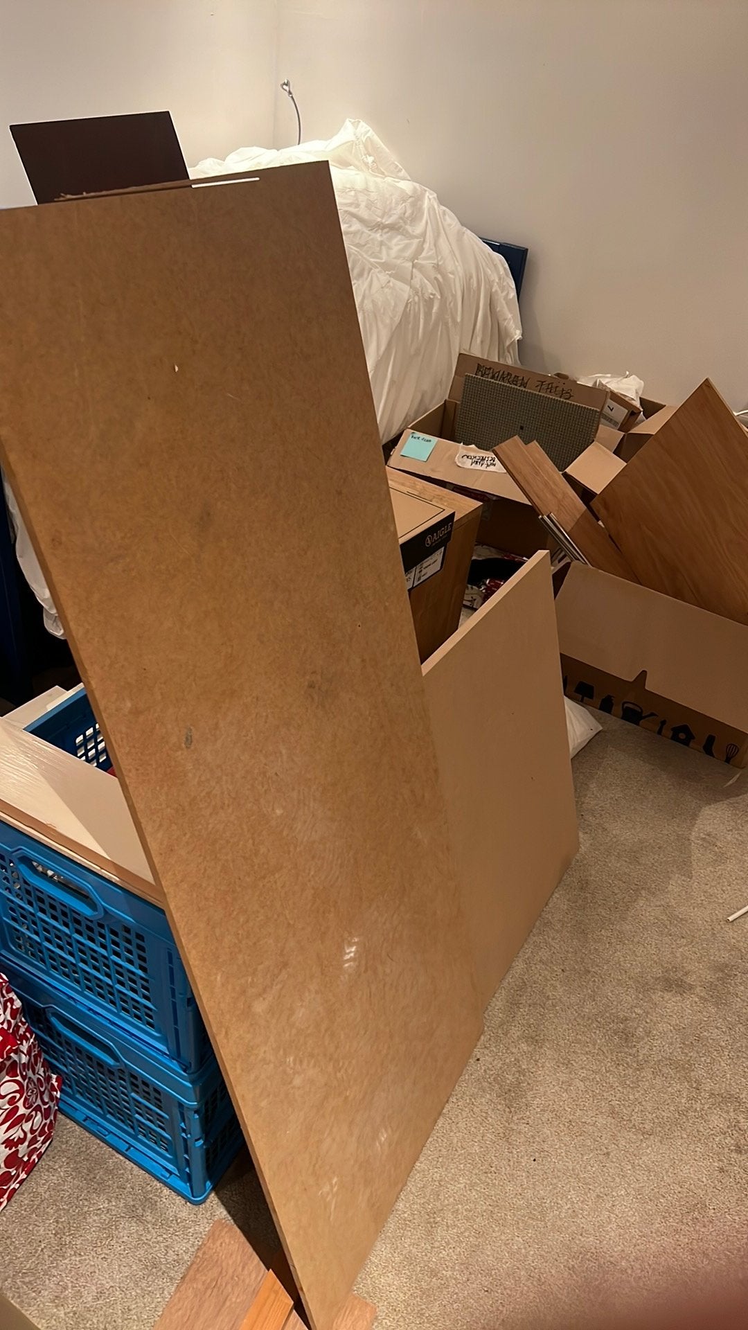 Multiplex, mdf gratis ophalen, Ophalen, Zo goed als nieuw, Multiplex, Minder dan 20 mm