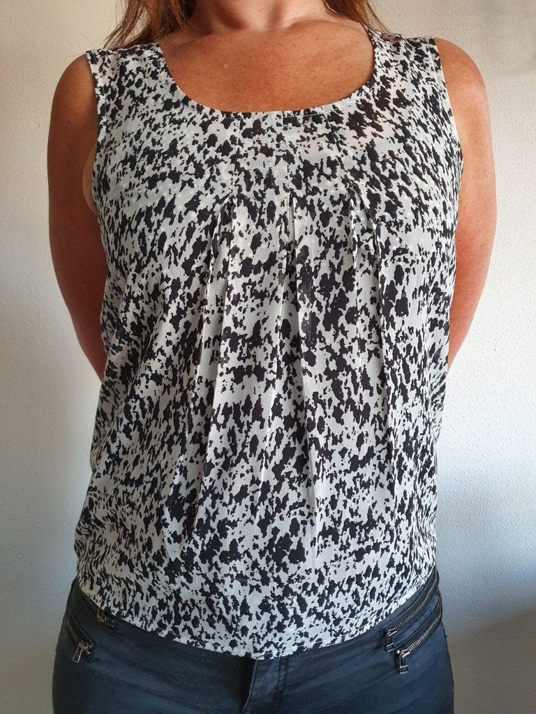 Doorzichtig mouwloos shirtje van Only – maat 36, Kleding | Dames, Nieuw, Ophalen of Verzenden, Maat 36 (S), Overige kleuren