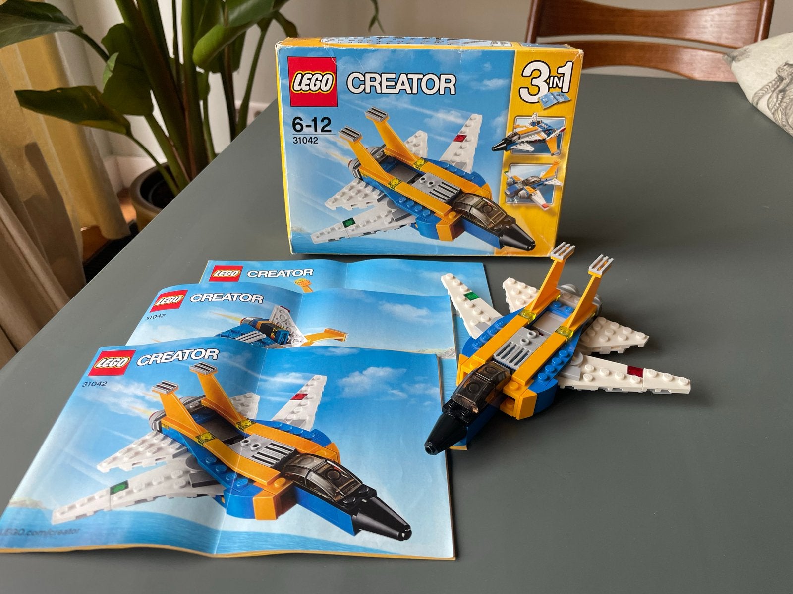LEGO Creator 31042 Straaljager, Gebruikt, Lego, Ophalen of Verzenden, Inclusief instructies