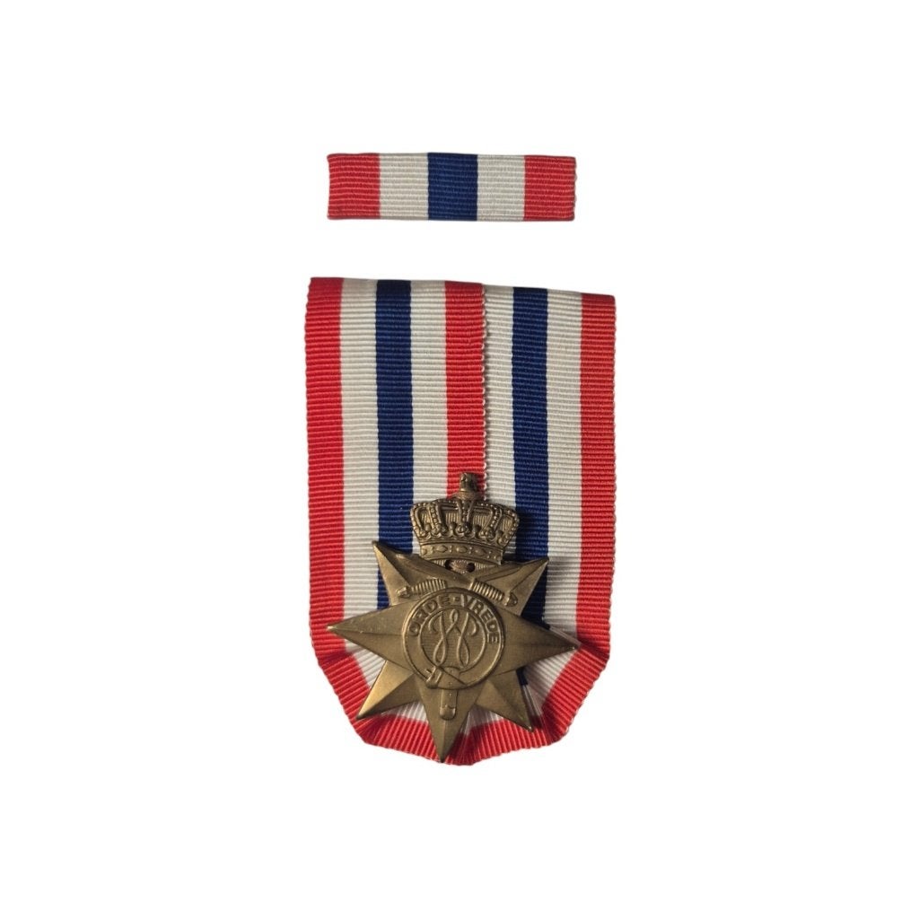Nederlandse Orde en vrede medaille met baton, -, -, Lintje, Medaille of Wings, Ophalen of Verzenden