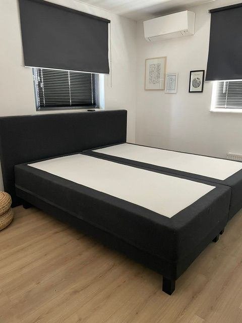 Boxspring 200x220 swiss sense electrisch verstelbaar, Ophalen, Gebruikt, Tweepersoons, Overige maten