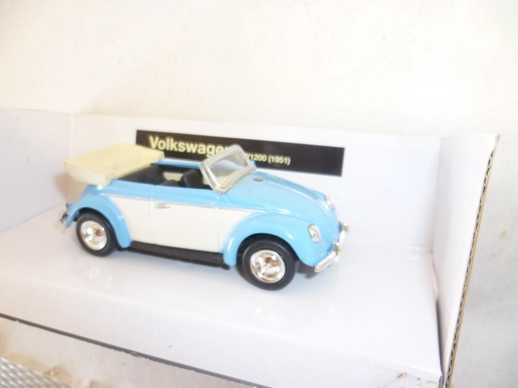 Volkswagen Kever Beetle 1200 1951 cabriolet 1:43 modelauto, Ophalen of Verzenden, Nieuw, Auto, Overige merken