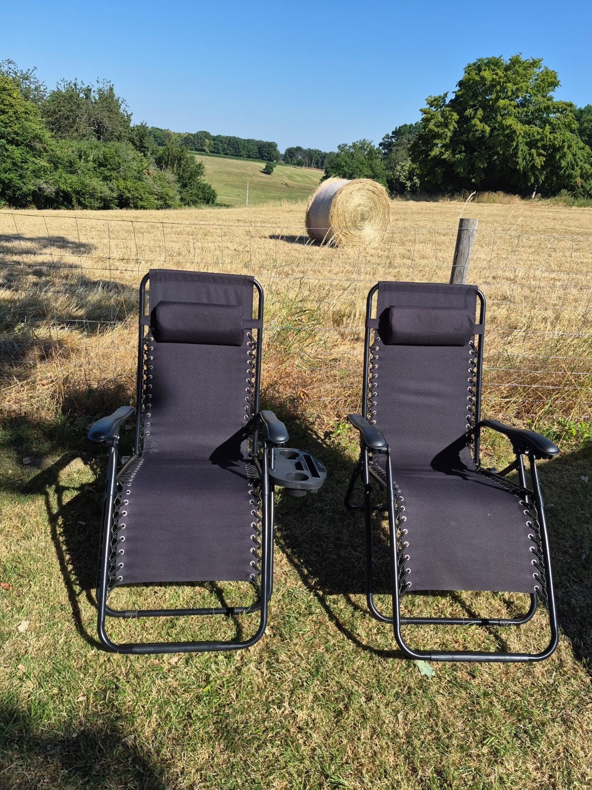 Twee anwb ligstoelen zgan, Caravans en Kamperen, Kampeermeubelen, Zo goed als nieuw, Campingstoel, Ophalen of Verzenden