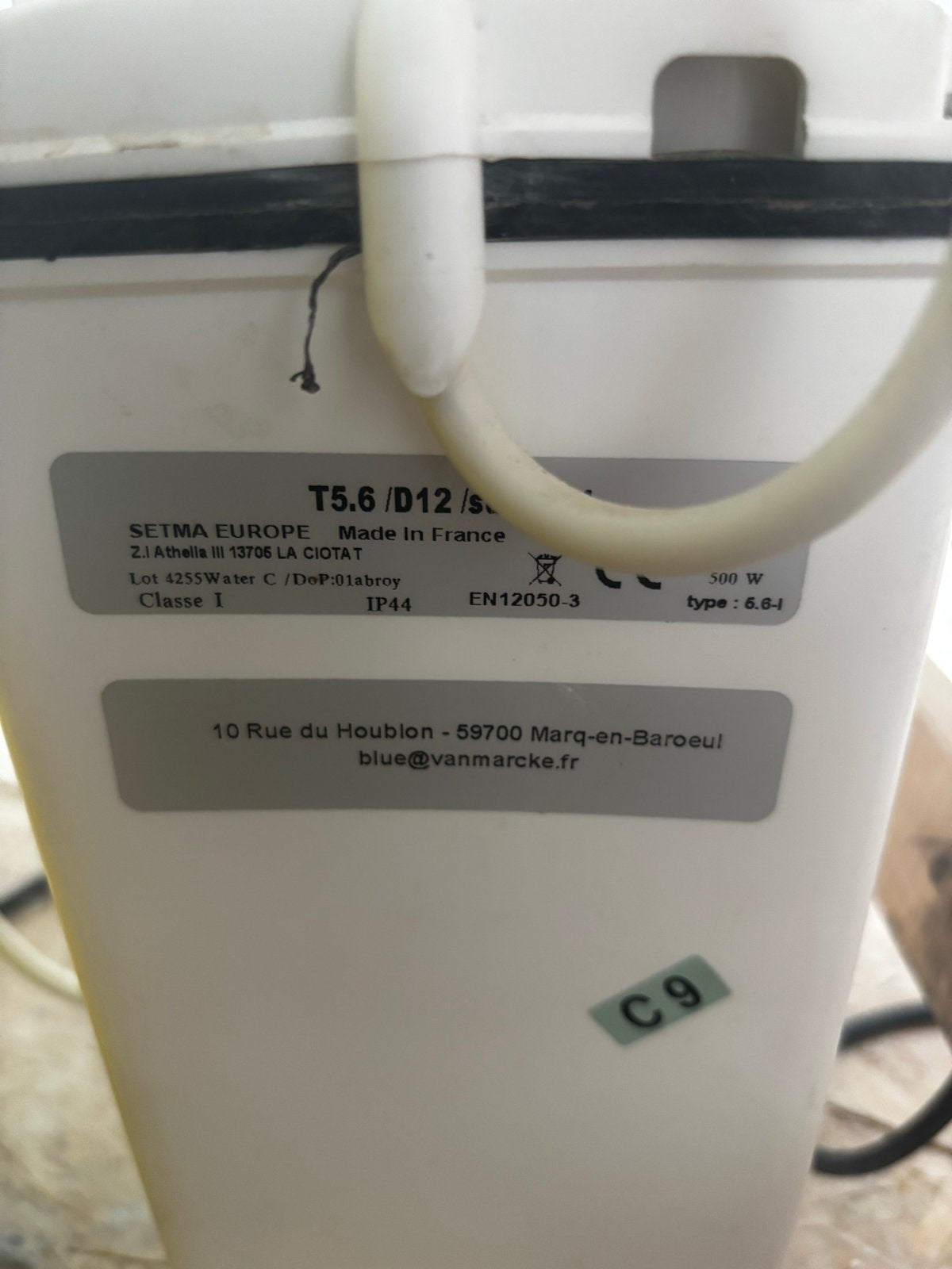 Nieuwe Sanibroyeur SETMA 500 W met 3 ingangen, Ophalen, Nieuw, Overige typen