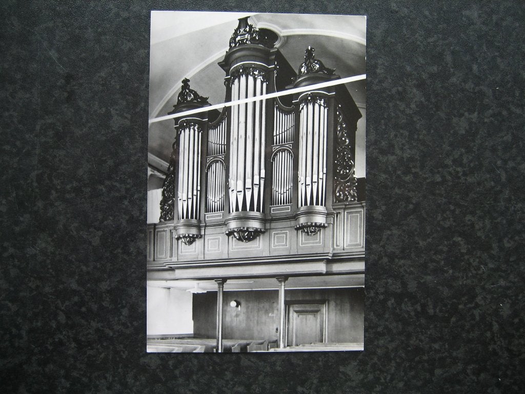 OUDEMIRDUM orgel N.H. kerk 1964, Verzamelen, Ansichtkaarten | Nederland, Ophalen of Verzenden, 1960 tot 1980, Friesland