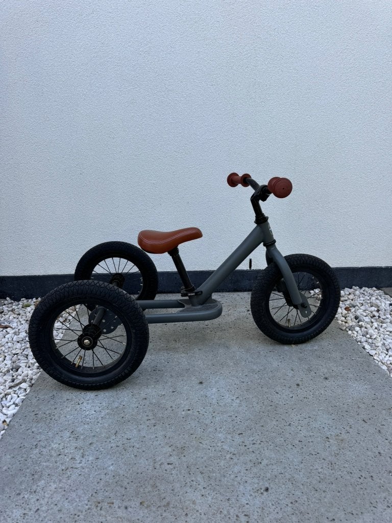 TRYBIKE 2-in-1 loopfiets / driewieler – grijs, Ophalen, Gebruikt, Trybike