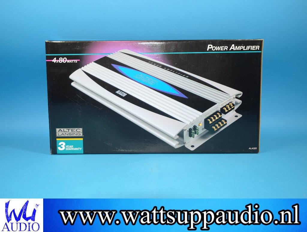 ALTEC LANSING ALA320 4 kanaals versterker, Nieuw, Ophalen of Verzenden, Support@alteclansing.com, .
