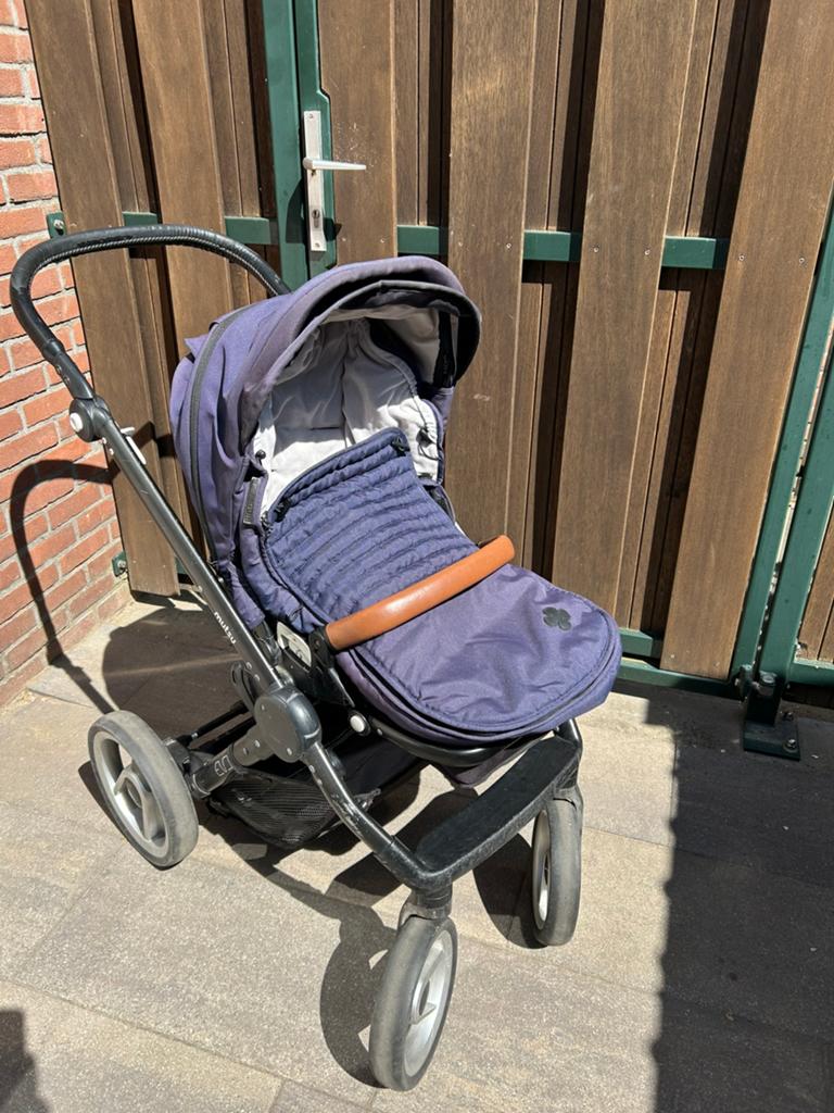 Complete Mutsy kinderwagen set incl. accessoires, Ophalen, Gebruikt, Zonnekap