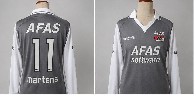 Matchworn AZ shirt Maarten Martens - Uniek verzamelobject!, Ophalen of Verzenden, Gebruikt, Shirt