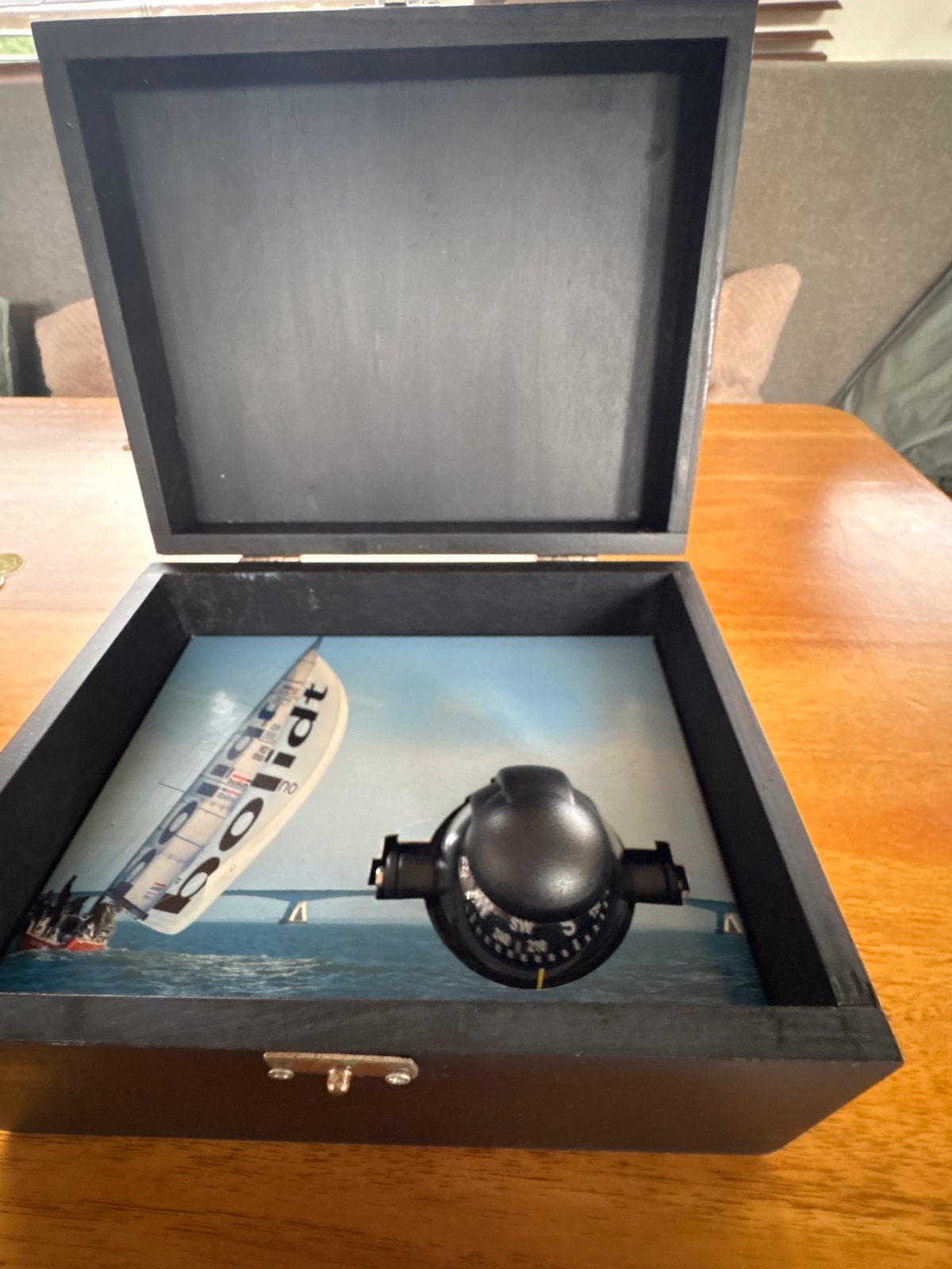 Silva kompas model 58 in houten kistje - Nieuwstaat, Ophalen, Zo goed als nieuw, Overige typen
