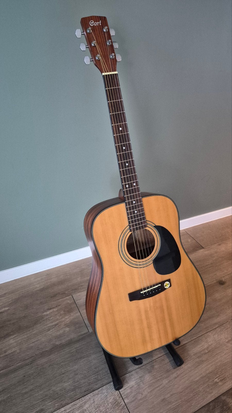 Akoestische gitaar met accessoires, Ophalen, Zo goed als nieuw, Western- of Steelstringgitaar