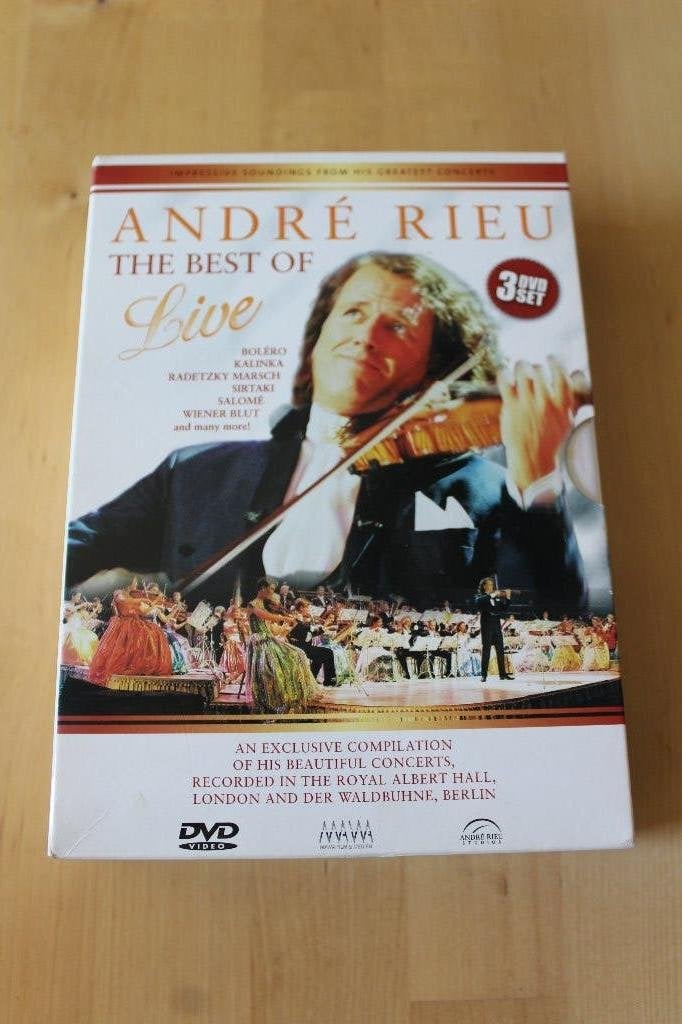 André Rieu The Best of Live 3 DVD set, Cd's en Dvd's, Alle leeftijden, Ophalen of Verzenden, Gebruikt