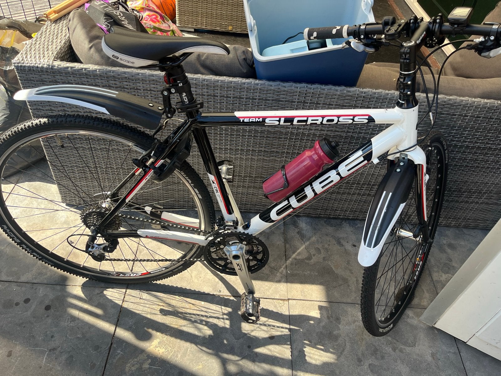 Cube Team SL Cross Hybride Fiets - Zo goed als nieuw, Fietsen en Brommers, Fietsen | Racefietsen, Overige merken, 28 inch, Ophalen of Verzenden