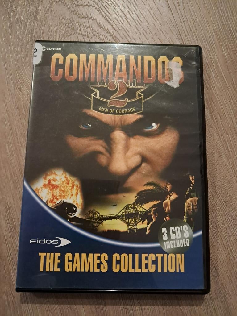 Commandos 2: Men of Courage  The Games Collection (PC CD-RO, Spelcomputers en Games, Games | Pc, Gebruikt, Strategie en Constructie