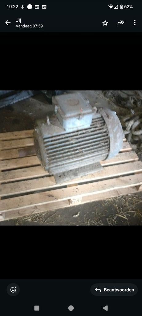Electromotor ca 30 kw torensilokanon, Antiek en Kunst, Ophalen