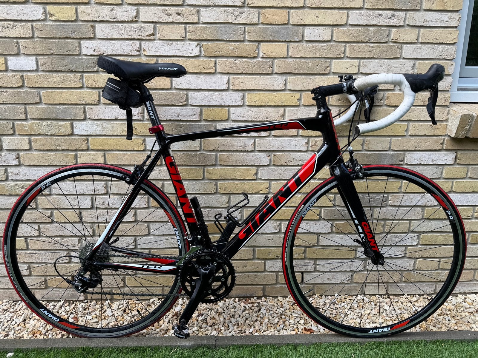 Giant TCR racefiets - Maat L (55cm), Fietsen en Brommers, 28 inch, Gebruikt, Aluminium, Meer dan 20 versnellingen
