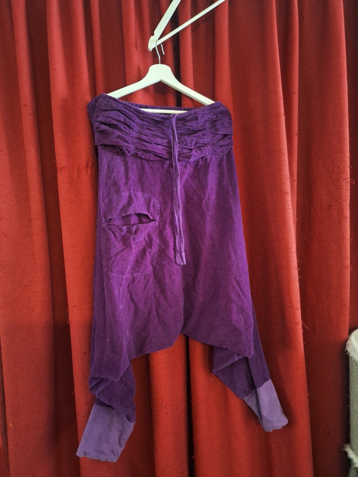 paarse harembroek Julla Groningen – Corduroy – Maat S/M, Kleding | Dames, Julla Groningen, Ophalen of Verzenden, Gedragen