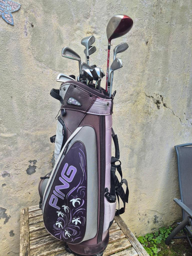 Complete golfset Cobra Baffler, Inesis putter, Ping tas, Ophalen of Verzenden, Gebruikt, Set, Ping