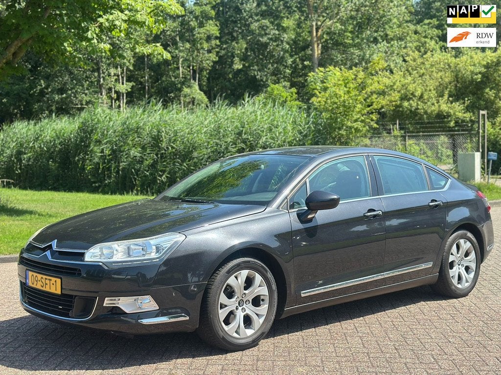 Citroen C5 1.6 THP Selection/AUTOMAAT/AIRCO/CRUISE/NAVI/PARK, Auto's, Citroën, Euro 5, Gebruikt, Grijs, Parkeersensor