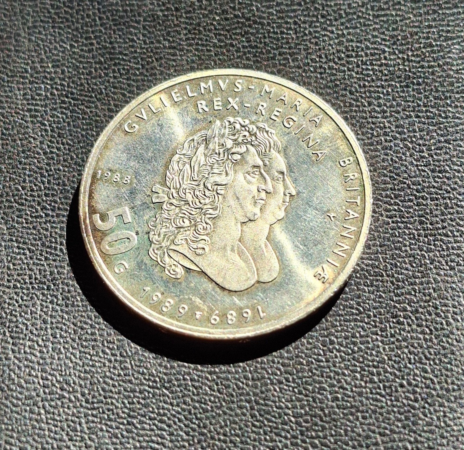50 gulden zilver 1988 beatrix zilveren munt, Postzegels en Munten, Munten | Nederland, Koningin Beatrix, Zilver, Ophalen of Verzenden
